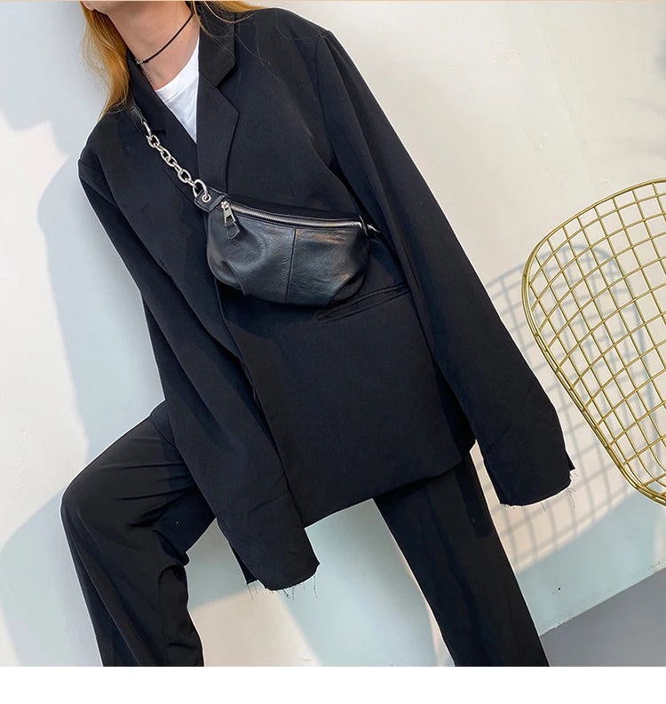 sac banane femme porte