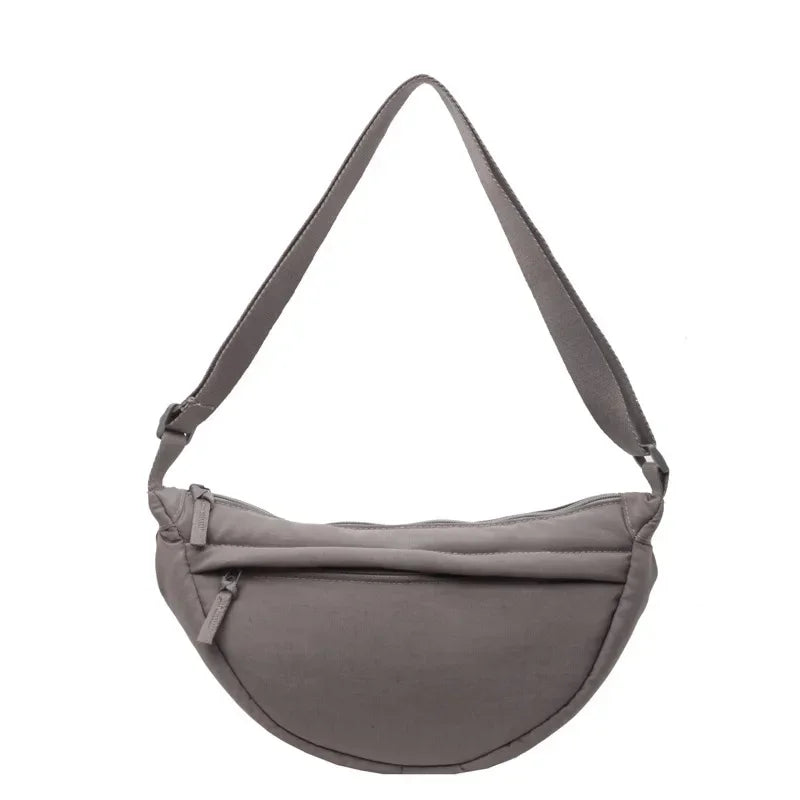 sac banane femme pratique porte gris