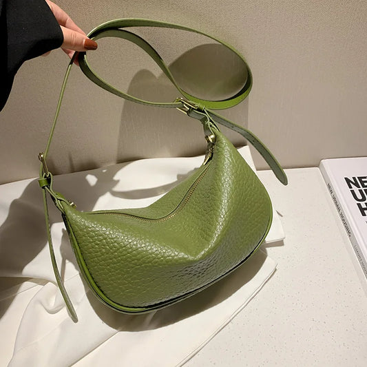 sac banane femme verte