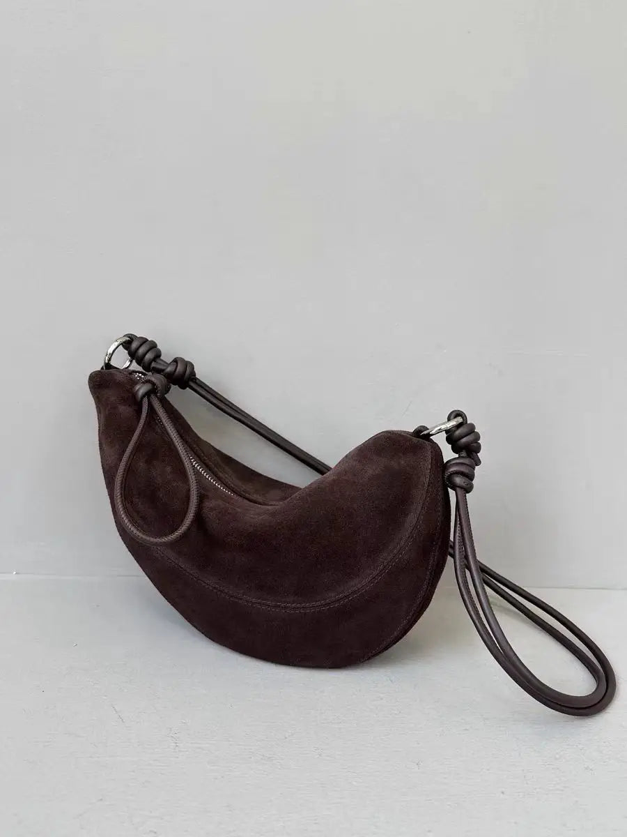 sac banane luxe daim