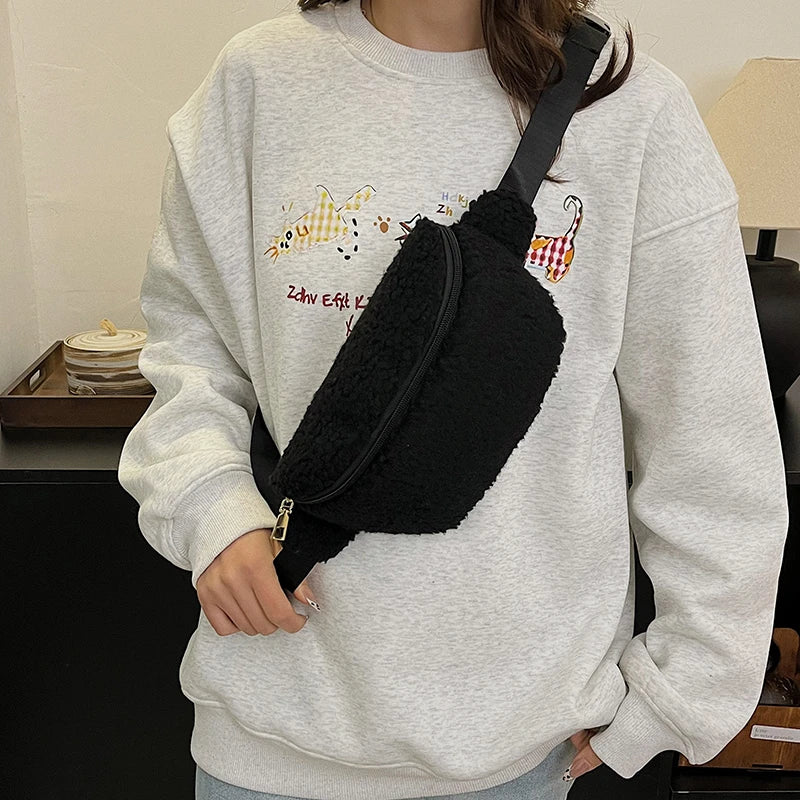 sac banane moumoute femme chic