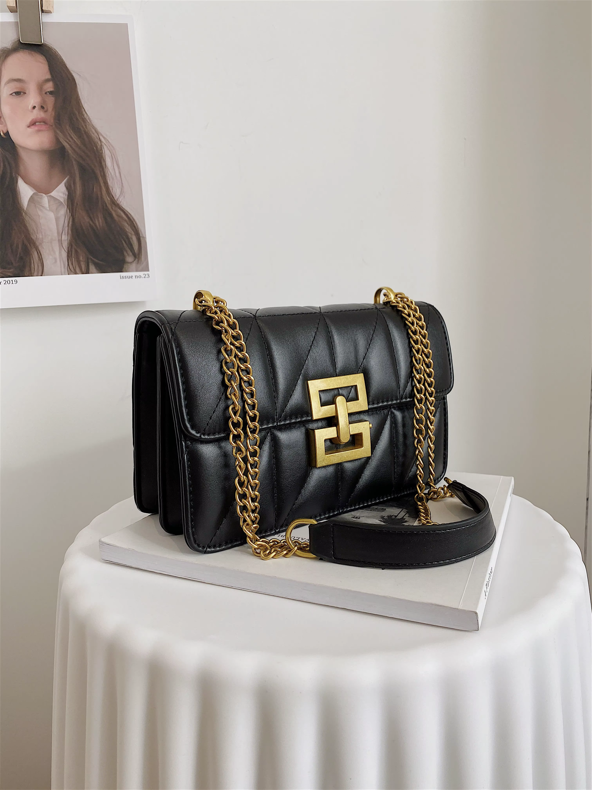 sac bandoulière matelassé