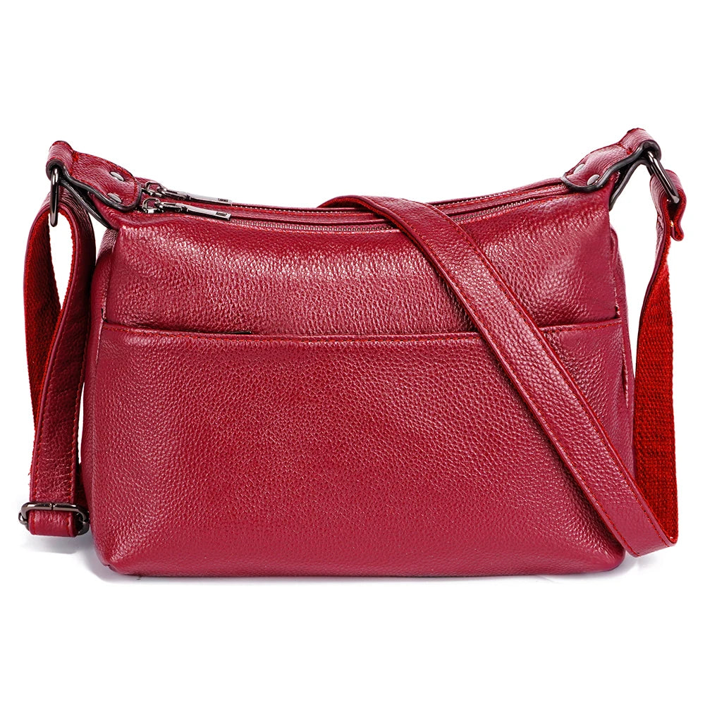 sac besace femme rouge