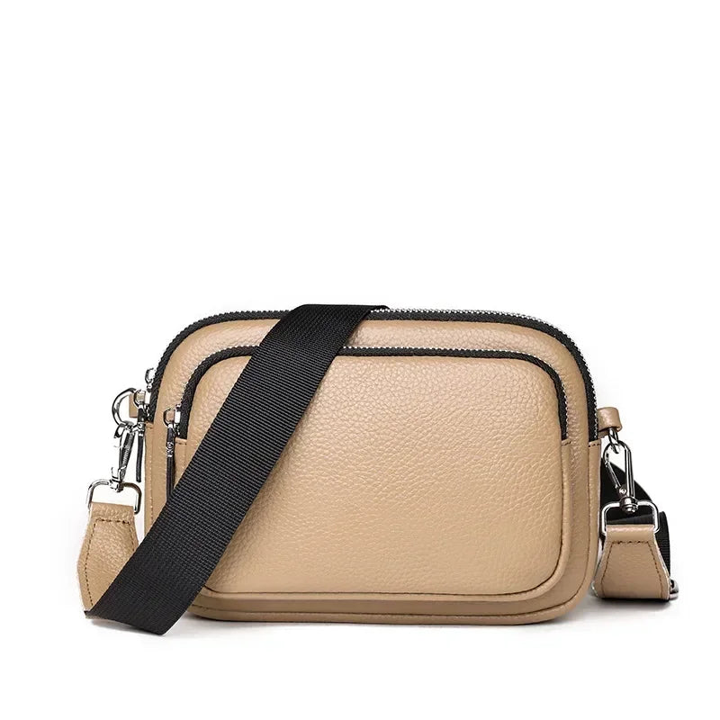 sac bandouliere carre beige femme