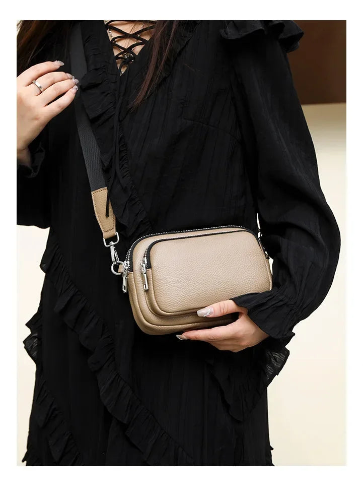sac bandouliere carre femme beige