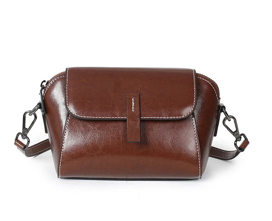 sac bandouliere cuir marron