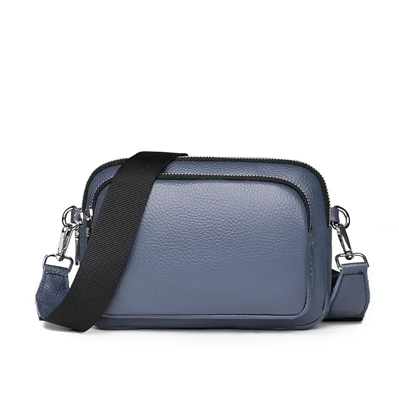 sac bandouliere en cuir bleu