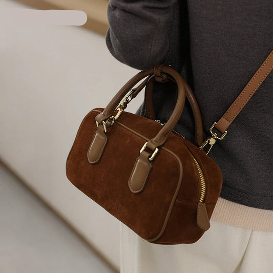 sac bandouliere en daim