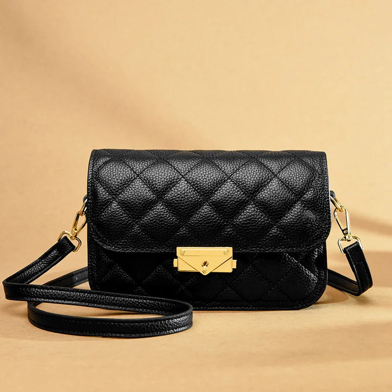 sac bandouliere femme matelasse noir