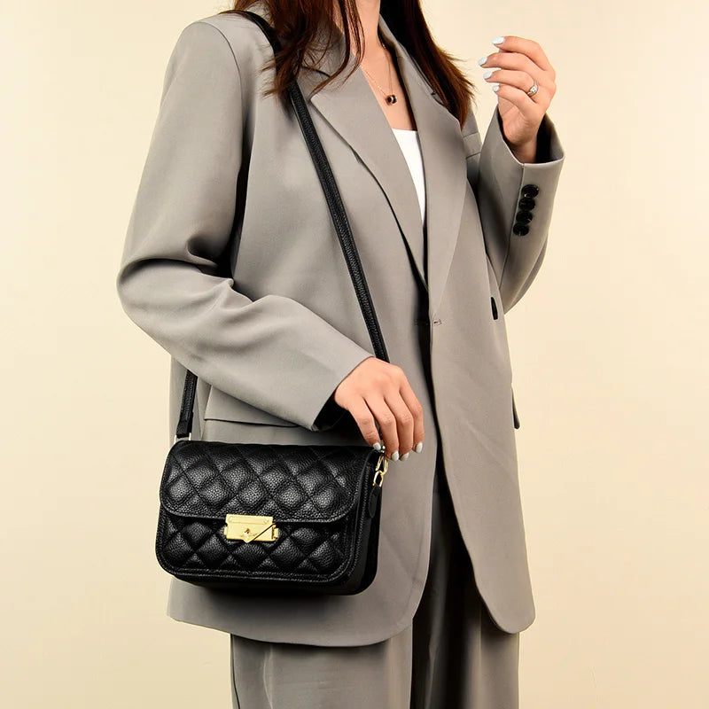 sac bandouliere femme matelasse noir porte epaule