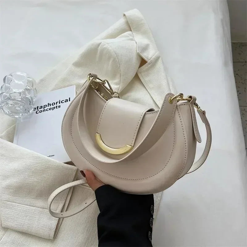 sac bandouliere rond blanc
