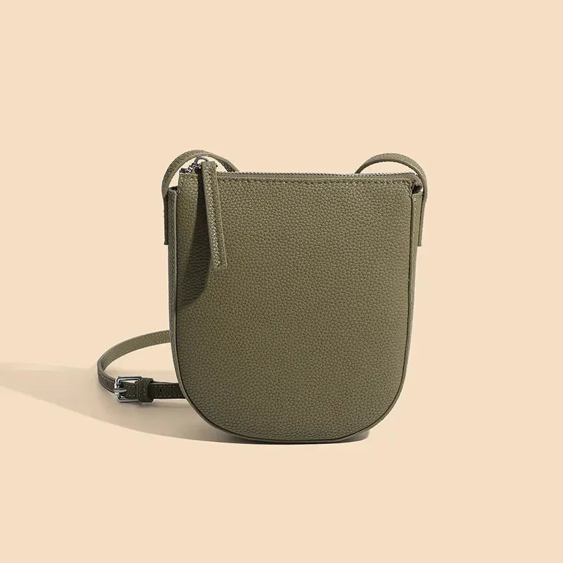 sac bandouliere telephone femme vert