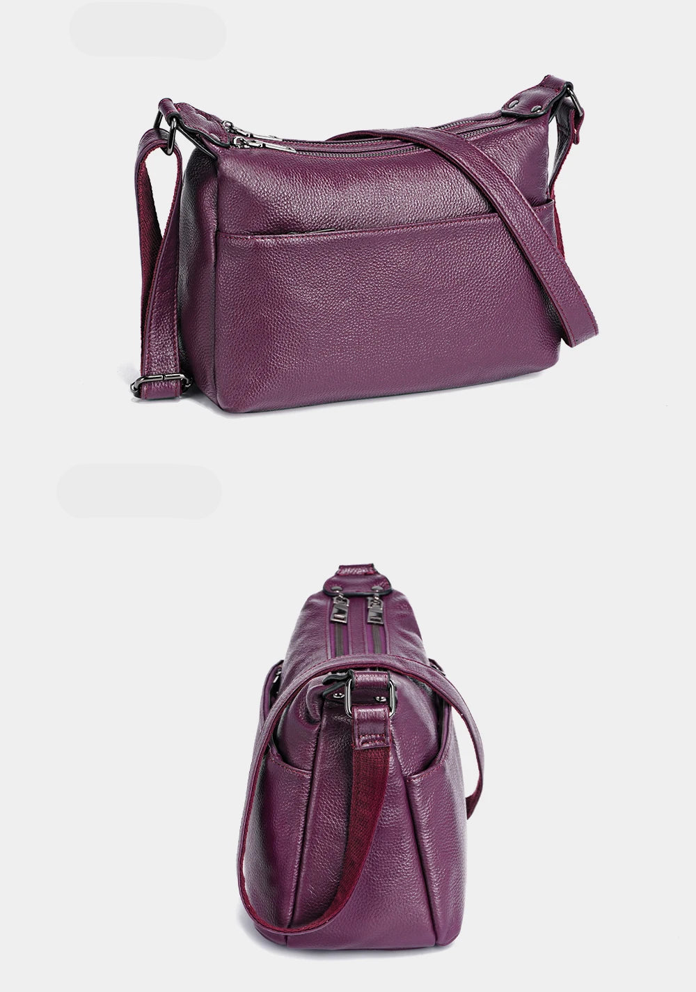sac besace violet
