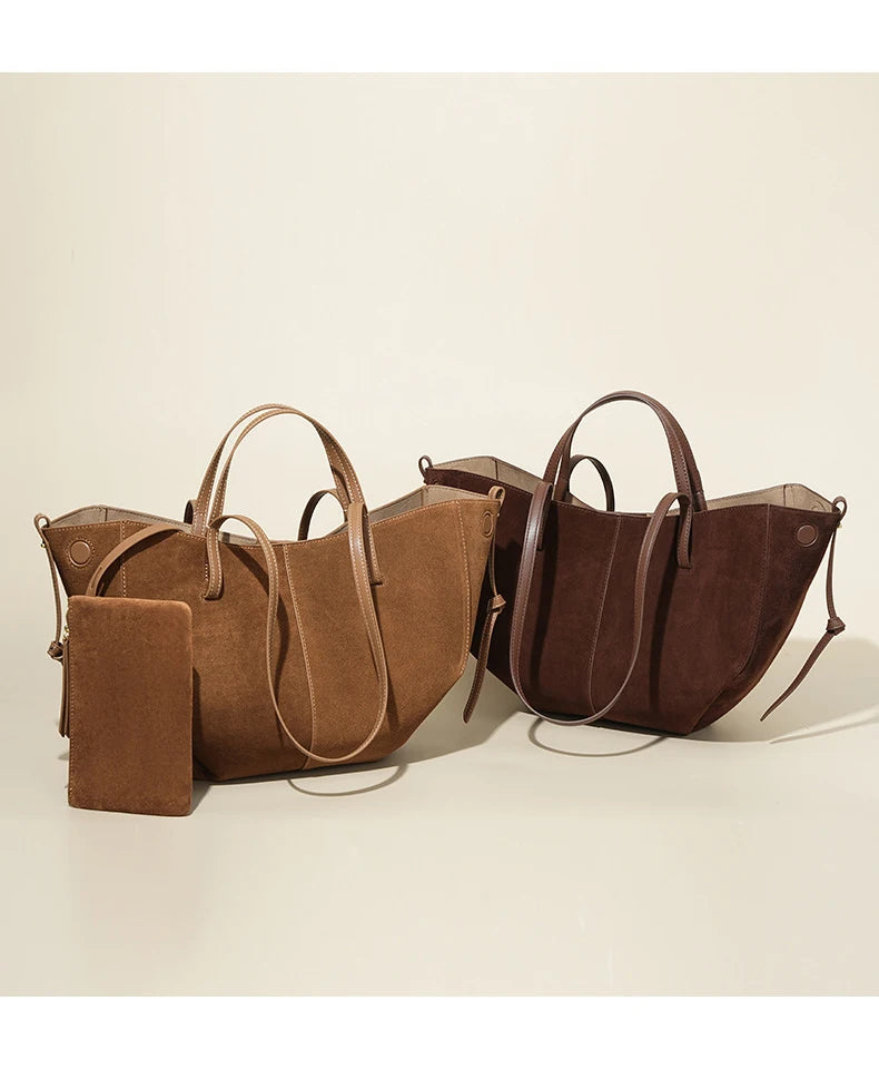 sac cabas en suede