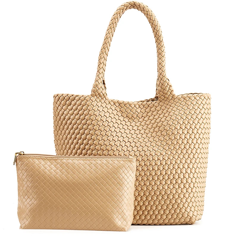 sac cabas luxe beige