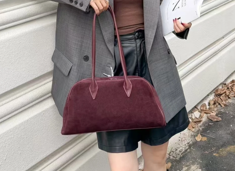 sac cabas luxe en daim