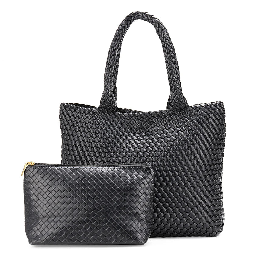 sac cabas luxe noir