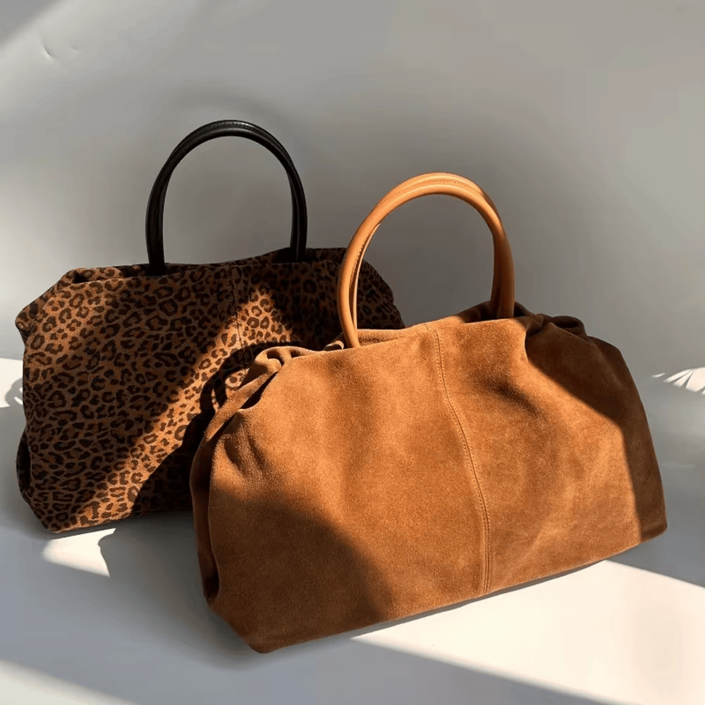 sac cabas en nubuk tendance