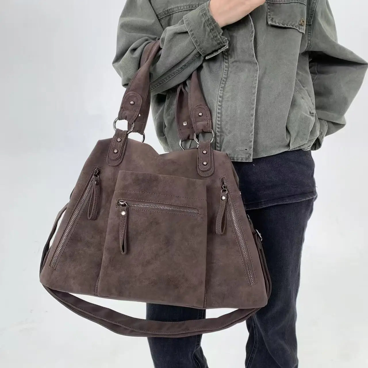 sac cabas pour les cours suedine