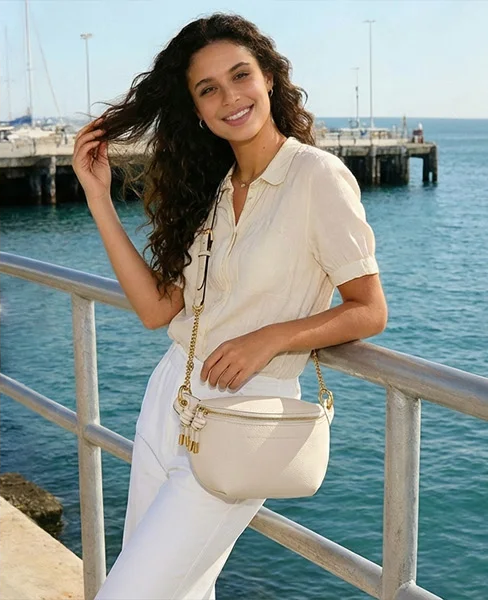 Sac Banane en Cuir Femme - Côme
