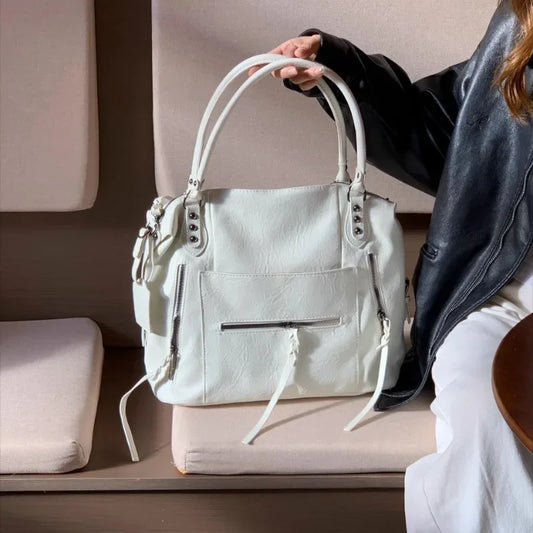 sac de cours blanc