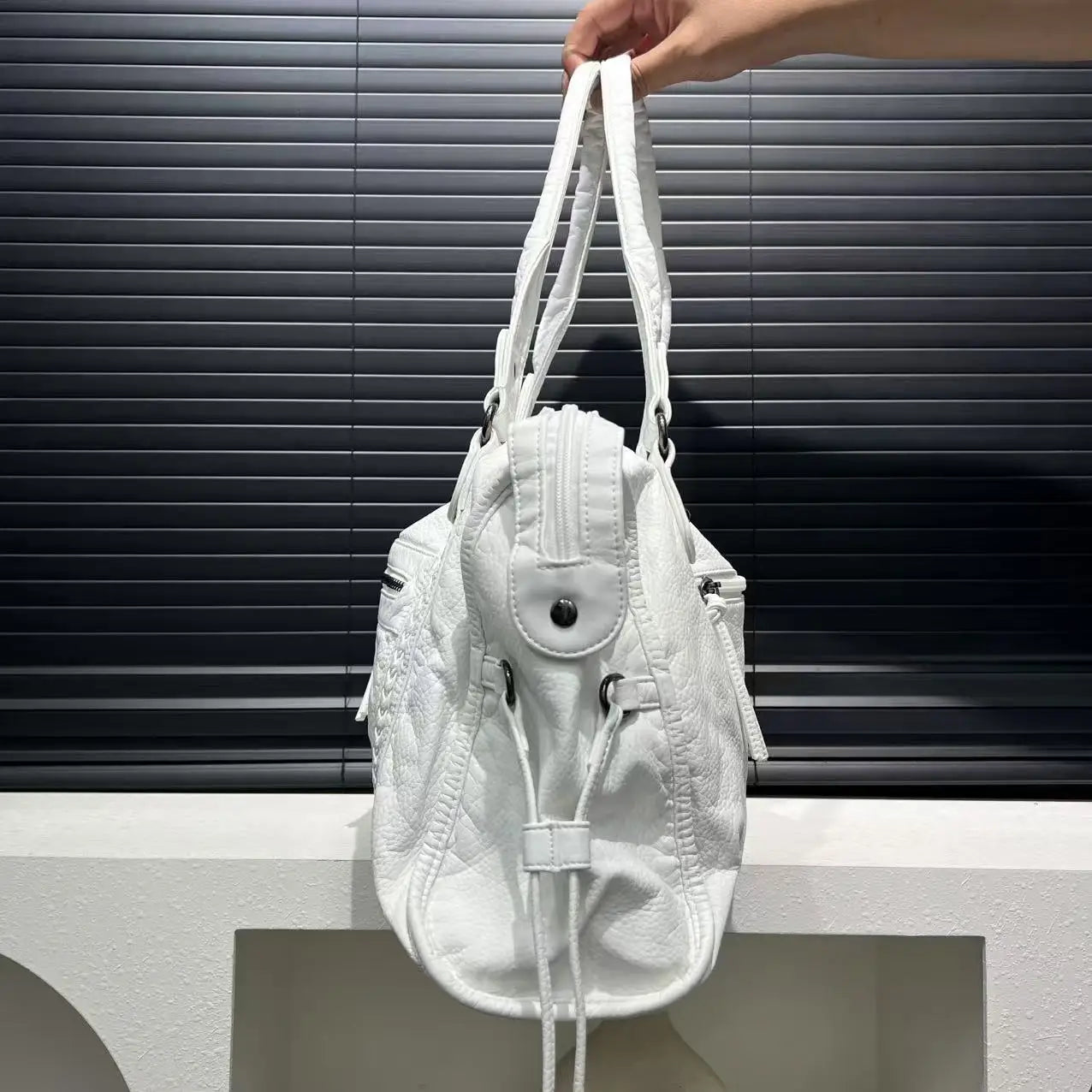 sac de cours blanc tendance