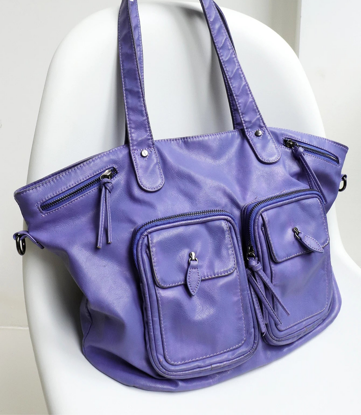 sac de cours pour etudiante violet