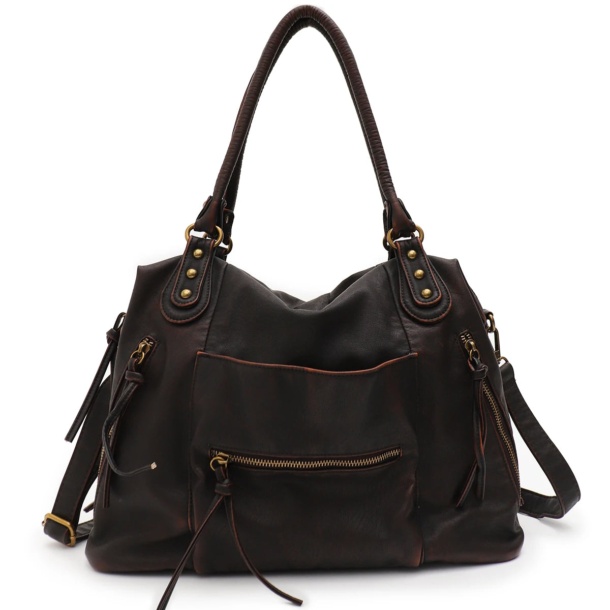 sac de cours étudiante cafe