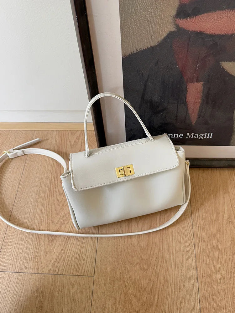 sac en bandouliere blanc en similicuir femme