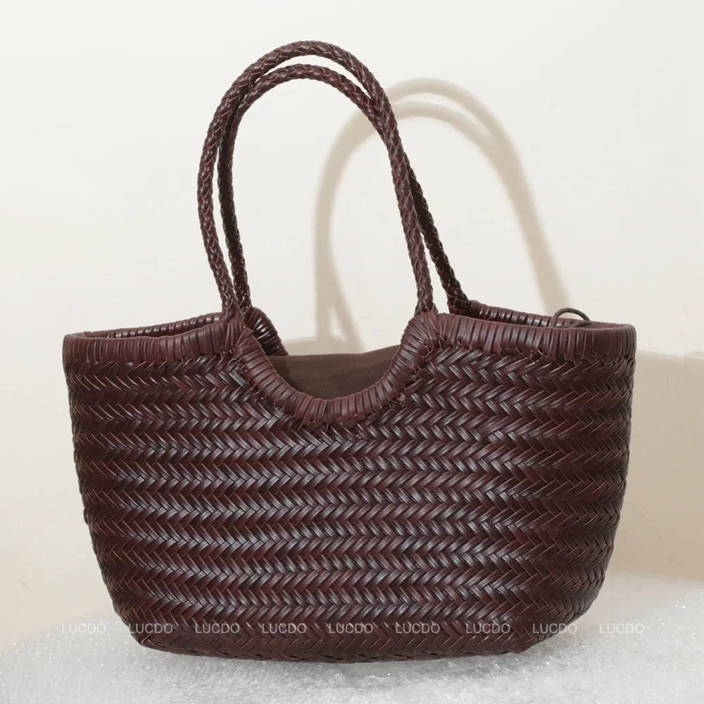 sac en cuir tresse chic