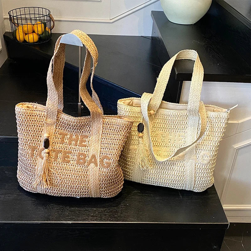 sac en paille femme