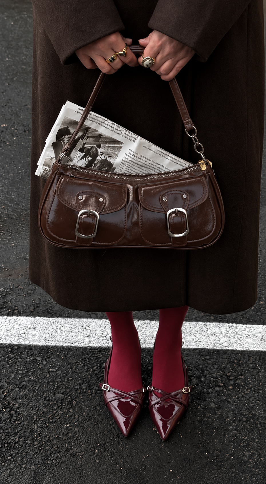 Mini Sac Porté Épaule - Moka