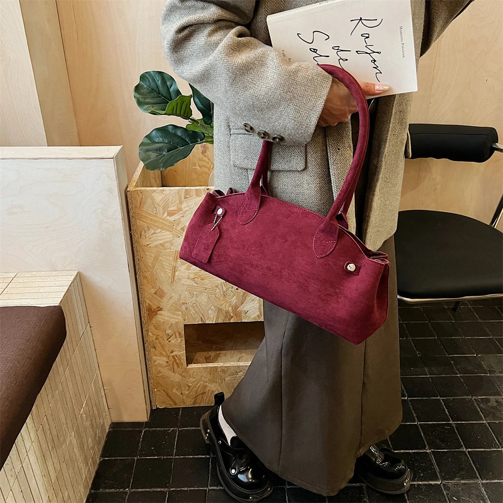 sac femme porte epaule rouge fonce