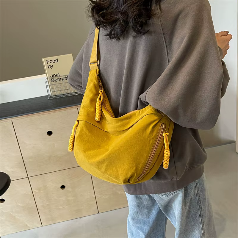 sac banane oversized jaune