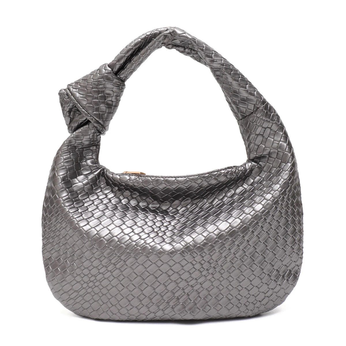 sac hobo argenté femme