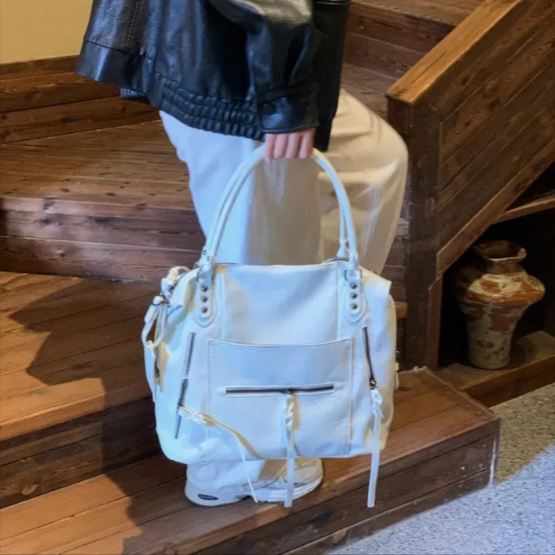 sac à main de cours blanc