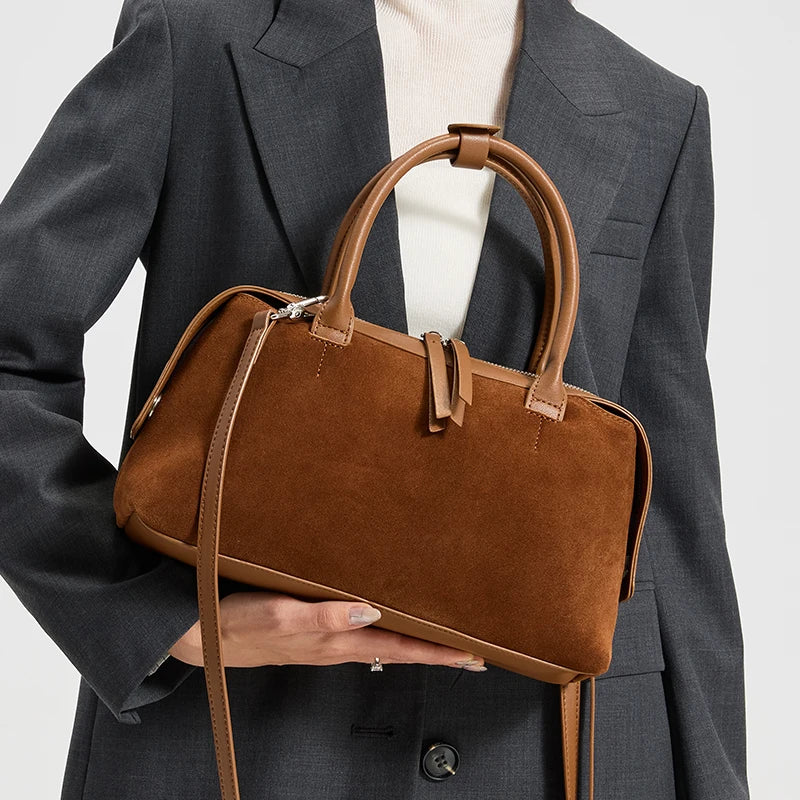 sac marron daim 