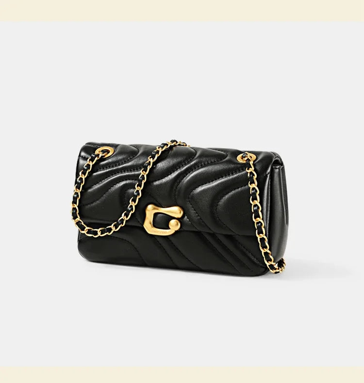 sac matelasse noir