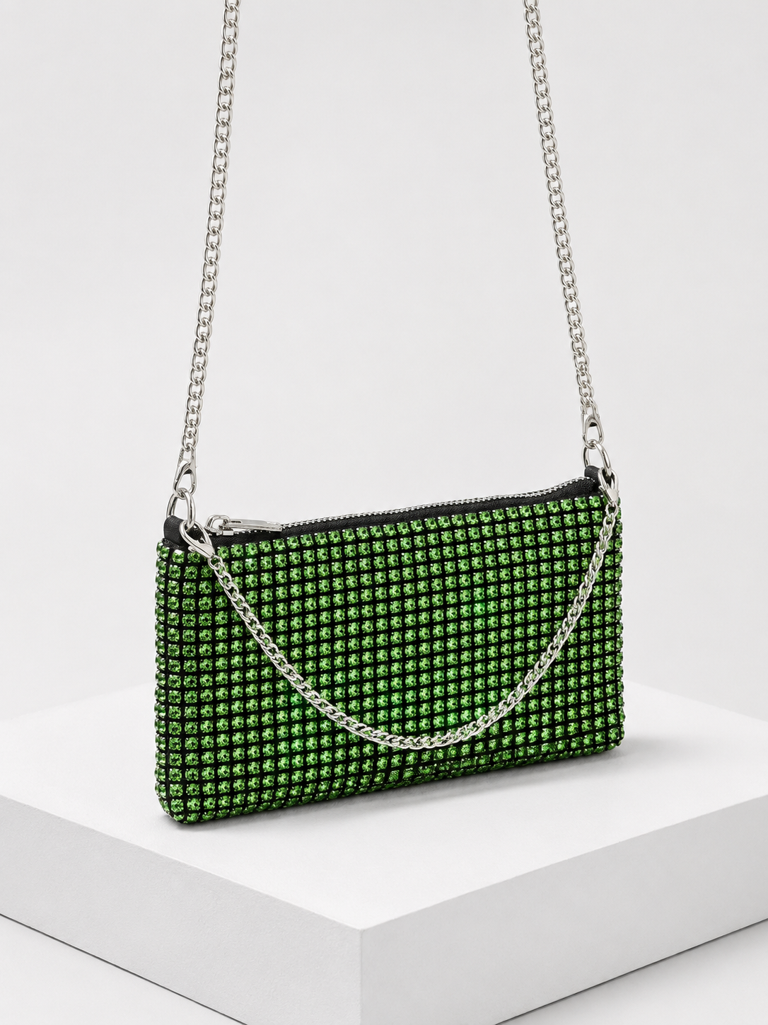 sac pochette pour mariage verte