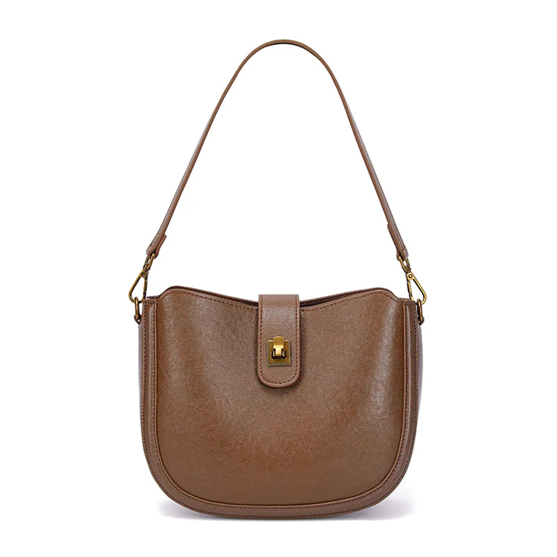 sac porte epaule cuir camel