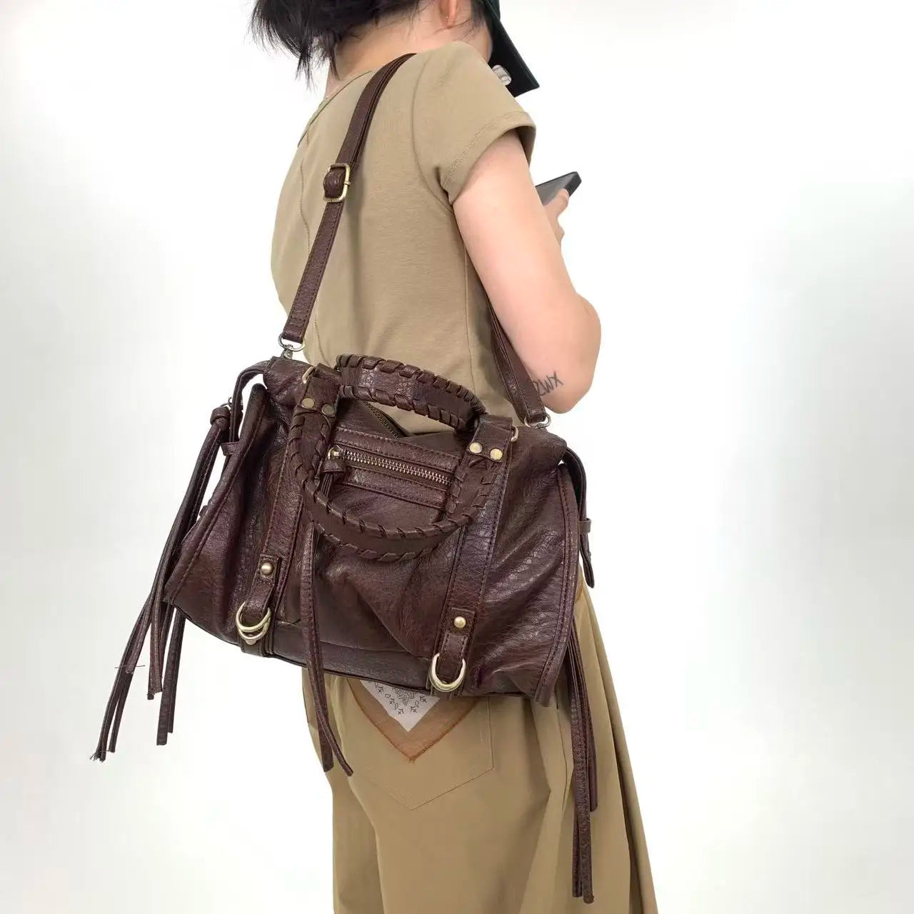 sac porte epaule en cuir