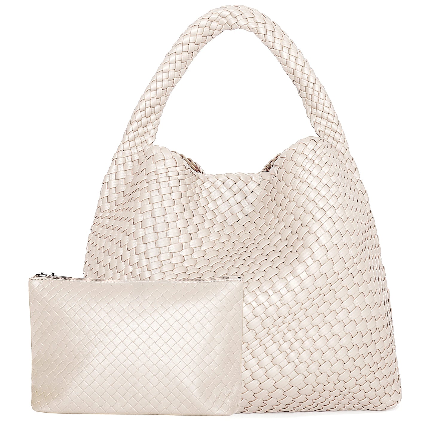 sac tresse femme blanc