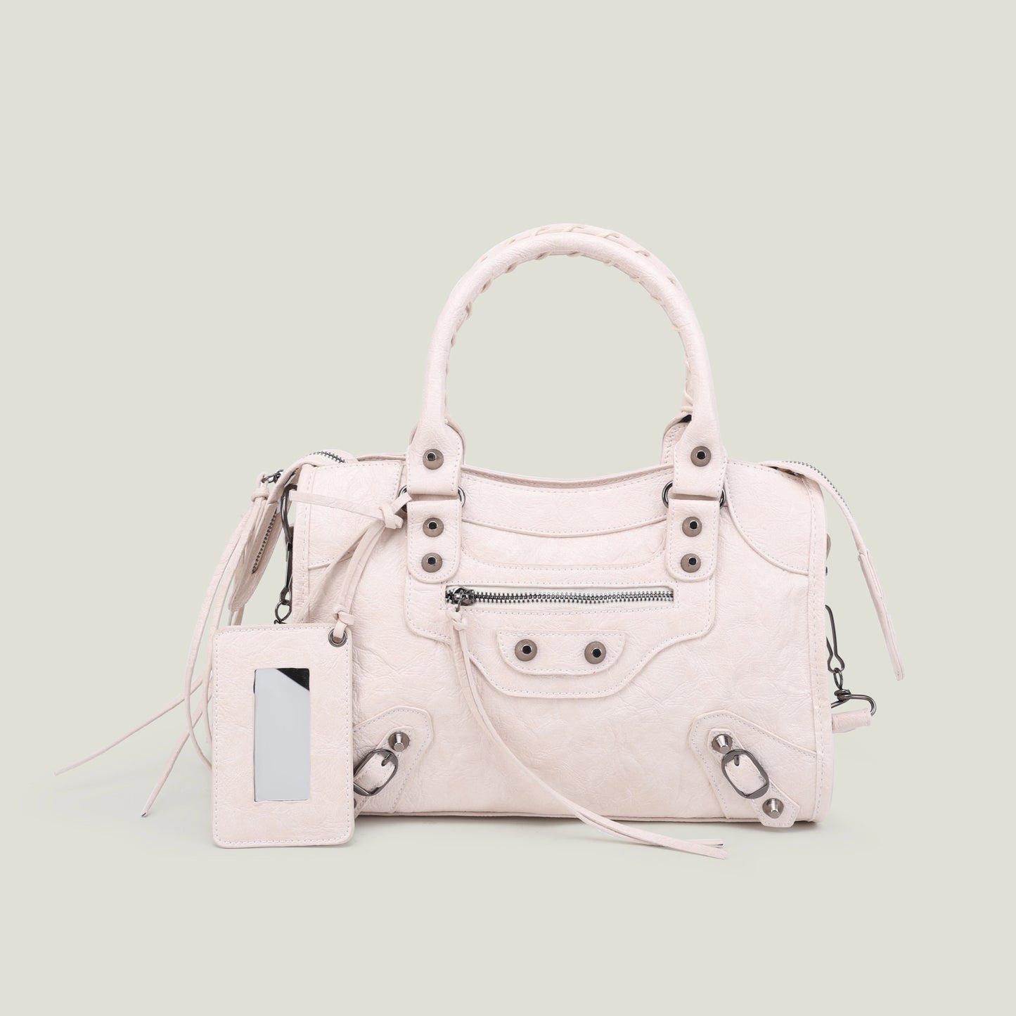 sac a main luxe beige grand