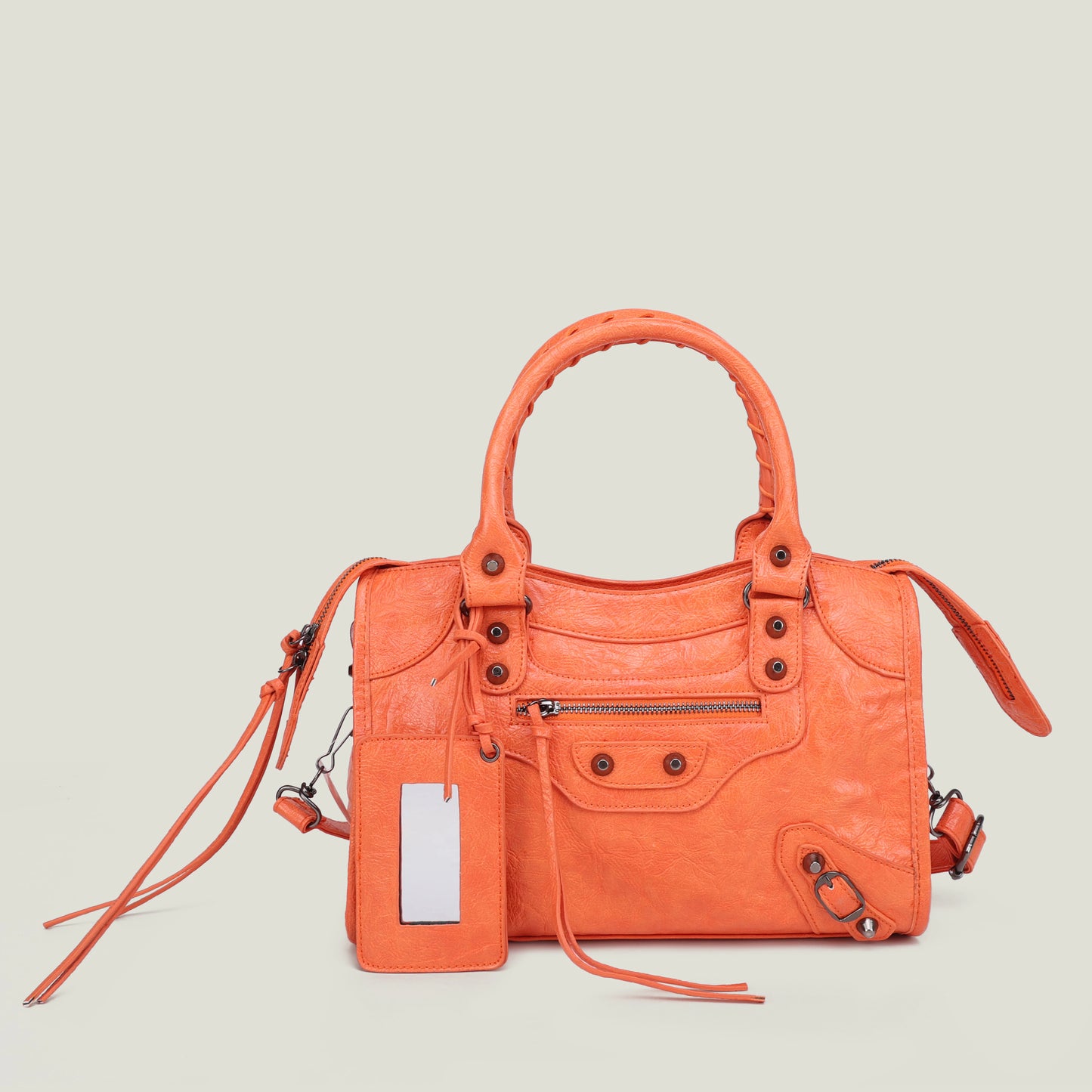 sac a main luxe orange grand format