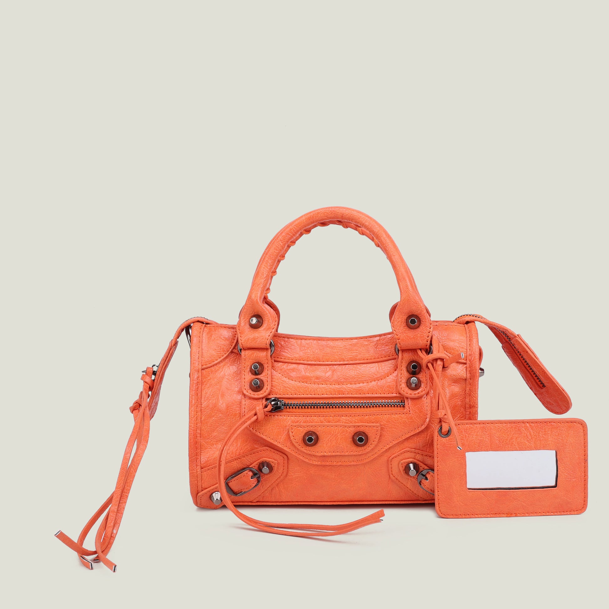 petit sac a main luxe couleur orange