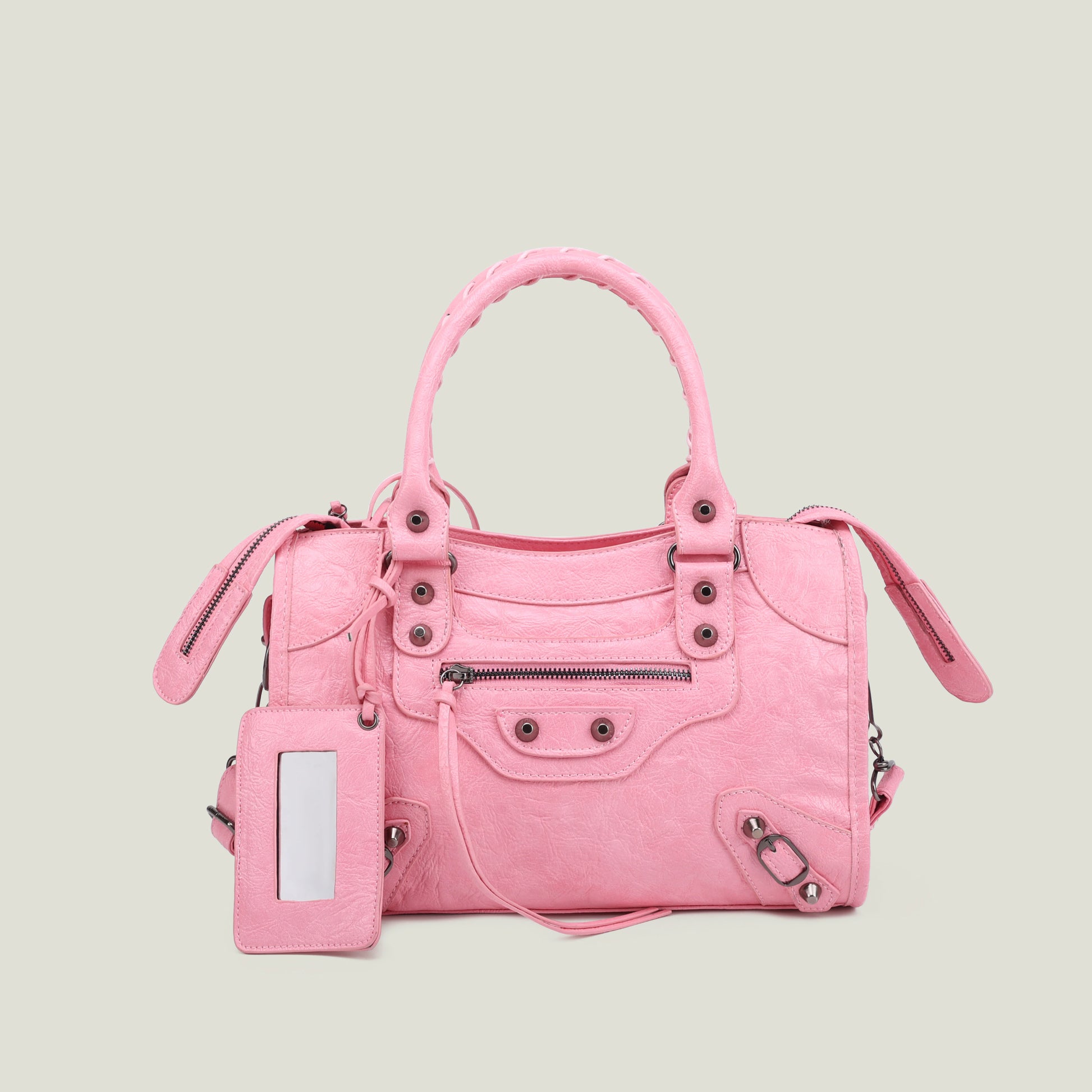 sac a main luxe rose bonbon