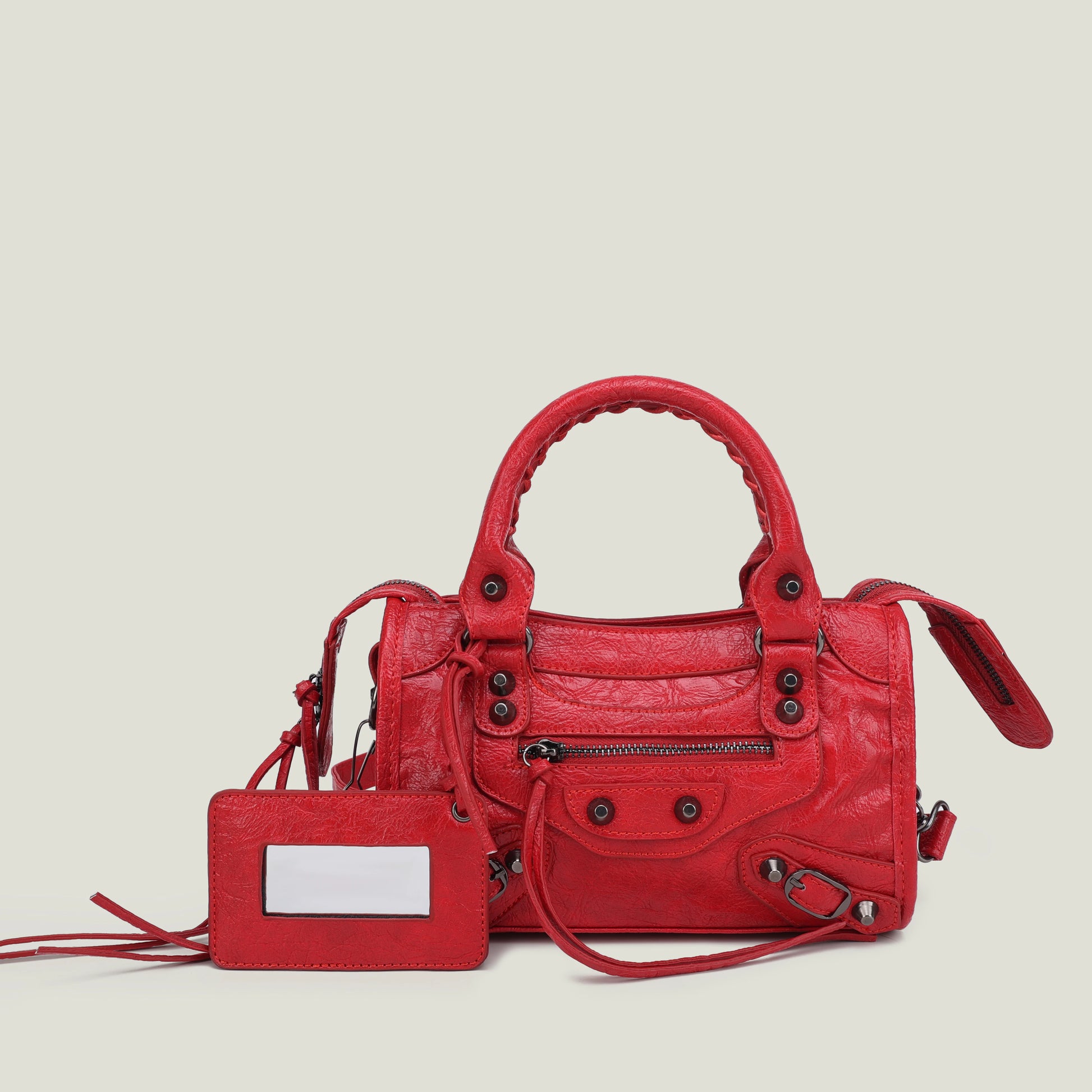 sac a main luxe petit format rouge