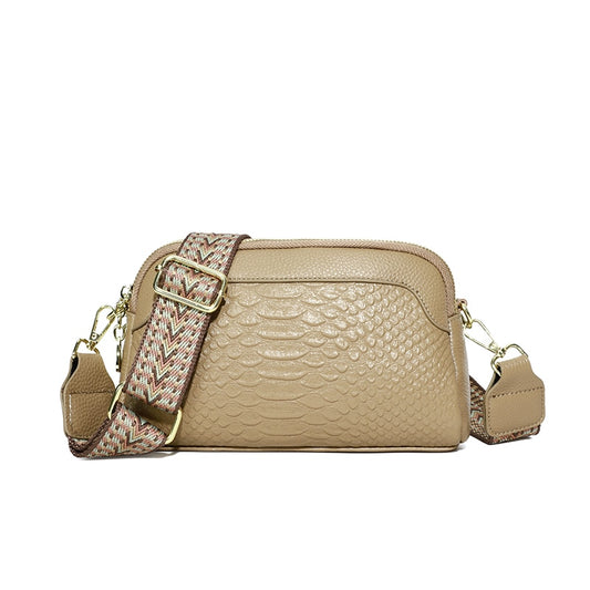 sac bandouliere croco