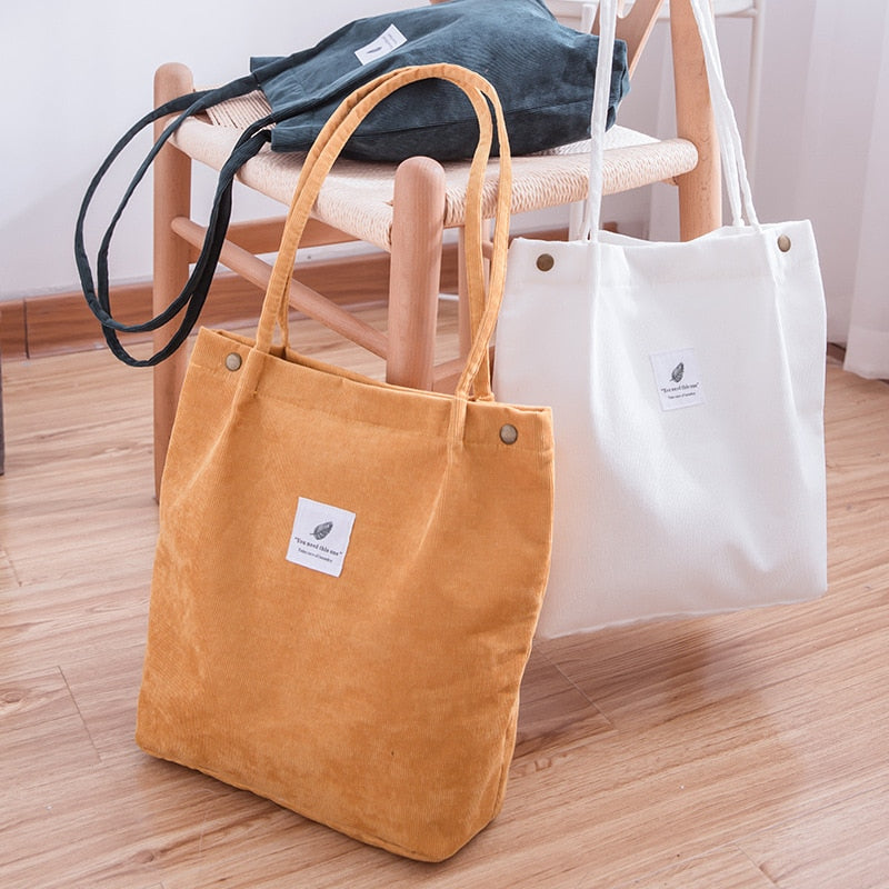 Tote store bag velour